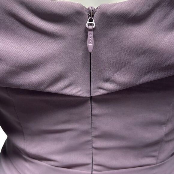 NWT JJ’s House Light Purple Bridesmaid Dress Formal Gown Maxi Prom Off Shoulder - Picture 8 of 10